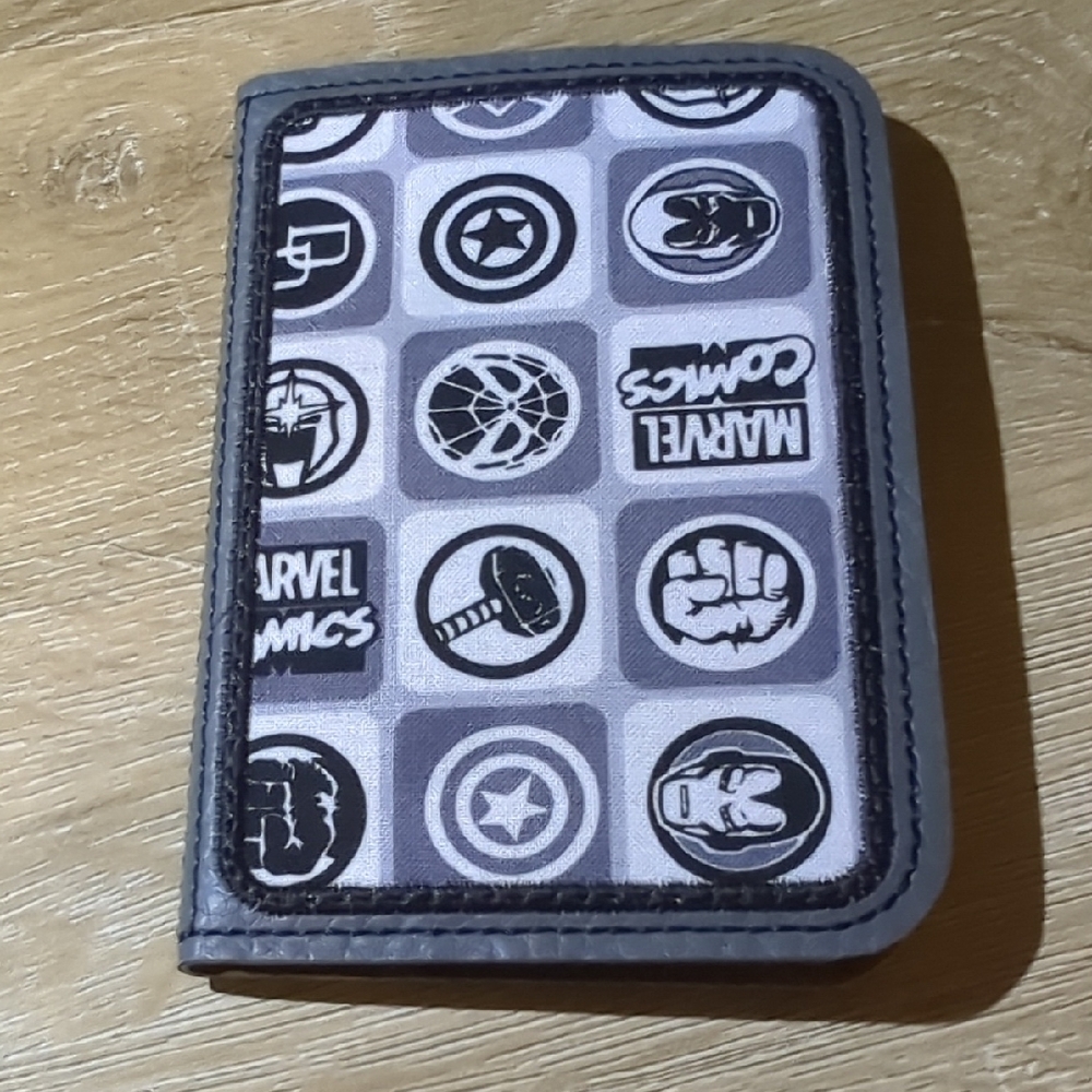 Marvel Comics Gray and Black Notepad Cover